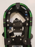 Adventure 19" Snowshoes Package- Good for 50-90 lbs) with Green Poles & Black Carry-Bag