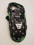 Adventure 19" Snowshoes Package- Good for 50-90 lbs) with Green Poles & Black Carry-Bag