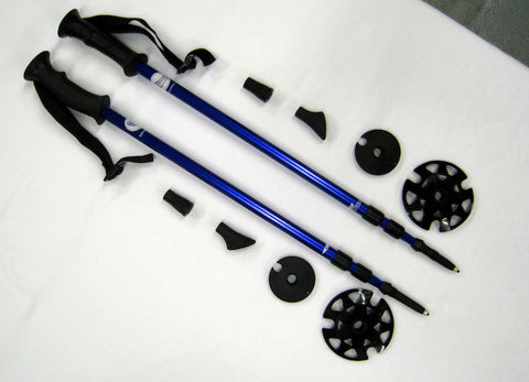 Adventure Poles - Blue -ONLY AVAILABLE WITH SNOWSHOE PACKAGES !