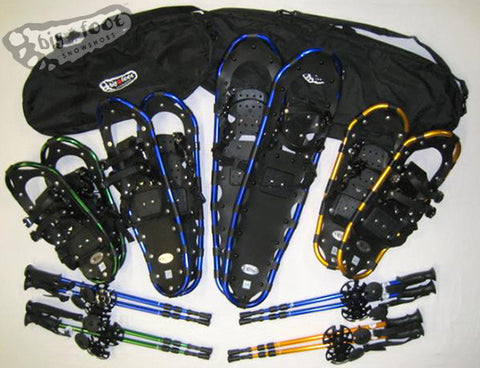 SALE ! $200 OFF ! The Adventure Family "B" Package  (19 in, 22 in, 27 in, 34 in) with bags & poles)