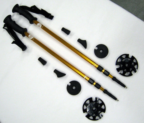 Adventure Poles - Gold - ONLY AVAILABLE WITH SNOWSHOE PACKAGES !