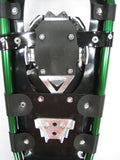 Adventure 25" Snowshoes Package - Good for 110-160 lbs) with Green Poles & Black Carry-Bag